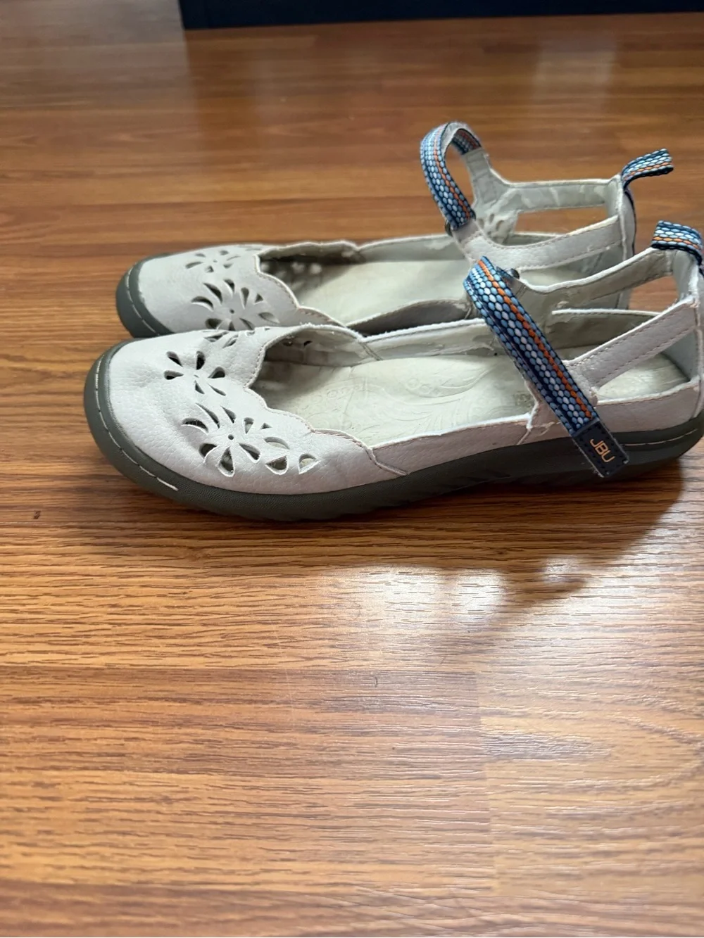 JBU by Jambu Deep Sea Encore Mary Jane Flats Outdoor Hiking Water Vegan 7.5